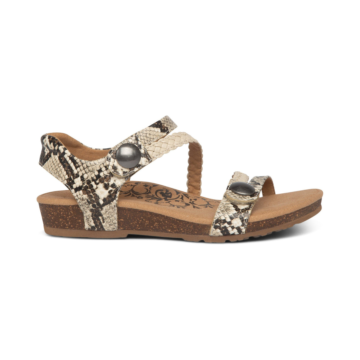 Lauren - Sandalen met gevlochten banden