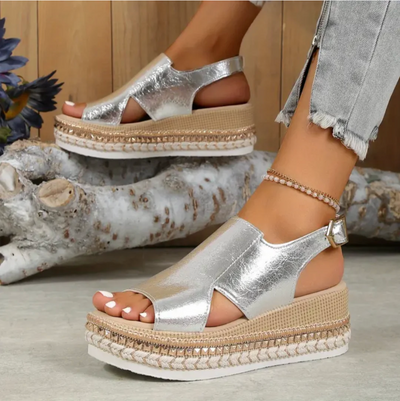 Billa - orthopedische wedge sandalen