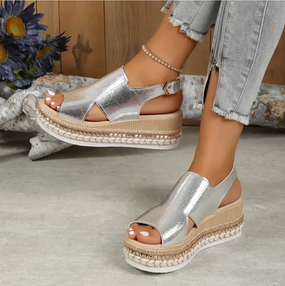 Billa - orthopedische wedge sandalen