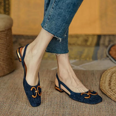 Thirese - Orthopedische sandalen met vierkante hak