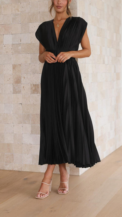 Alexis - Elegante Plisseekleed
