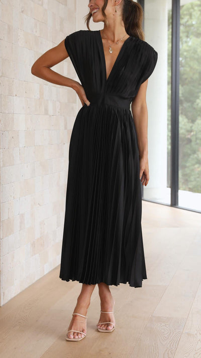 Alexis - Elegante Plisseekleed