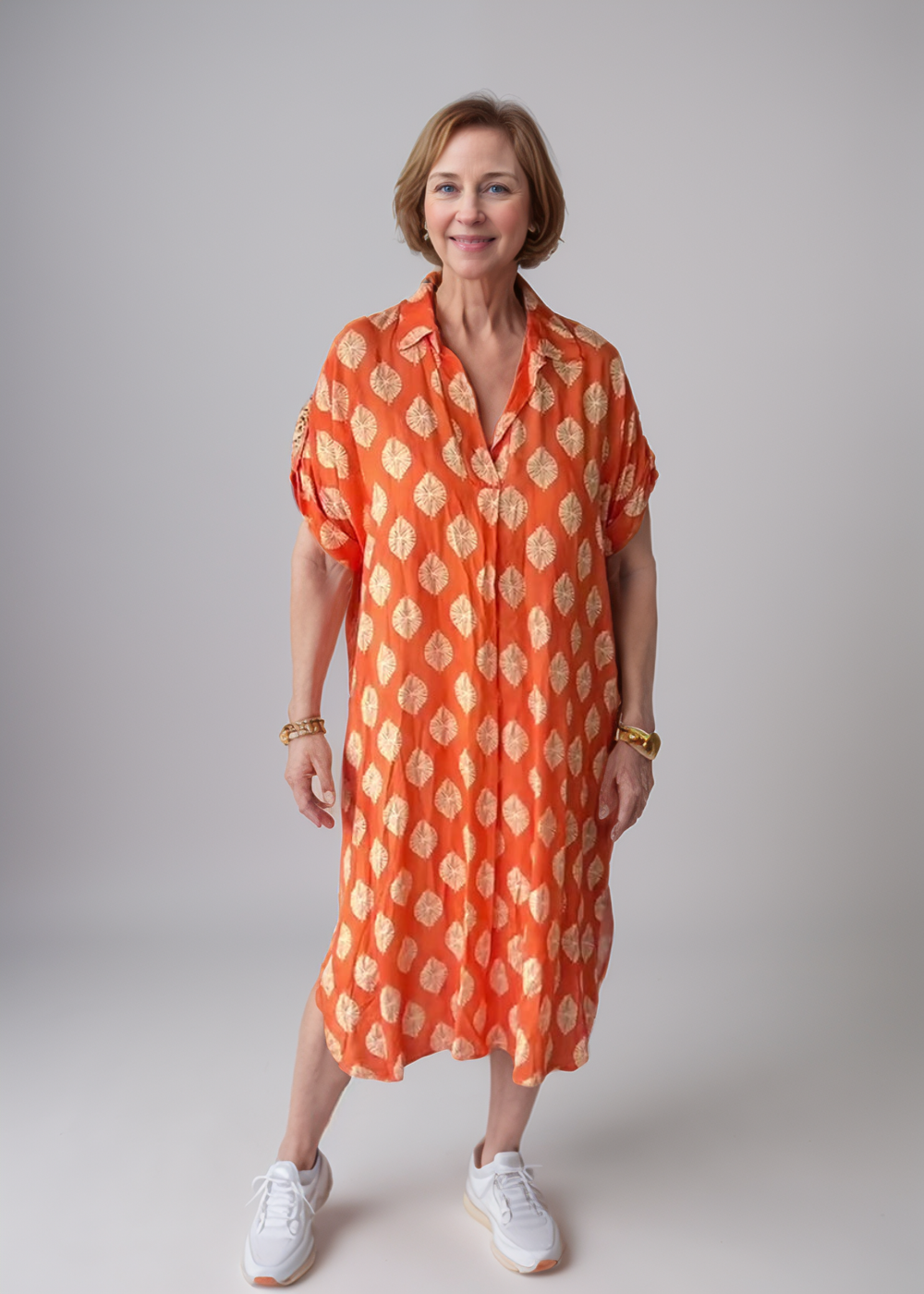 Ida™ | Luchtige Hemdblusenkleed
