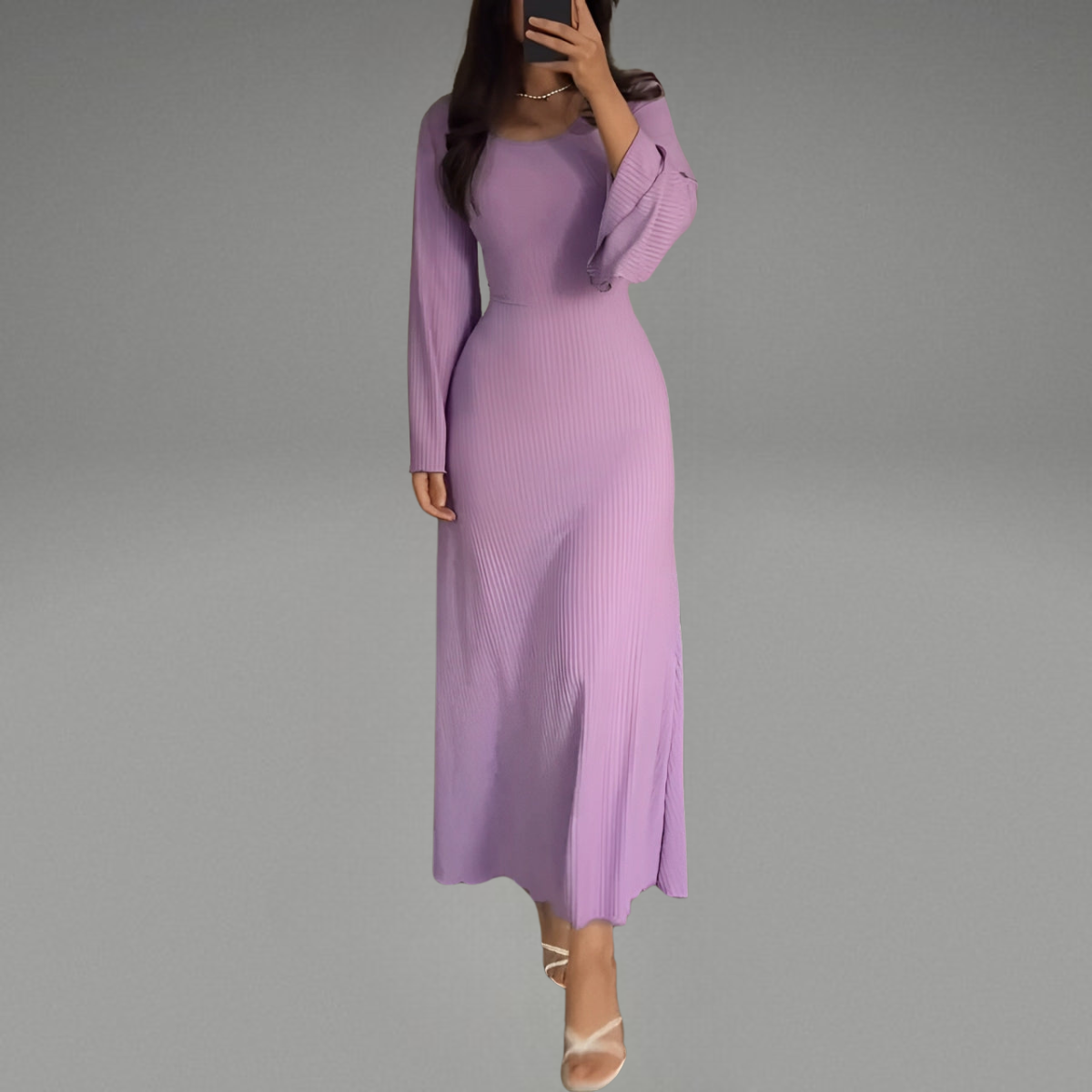 Beatrice™ | Maxijurk van jersey