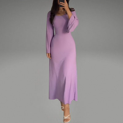 Beatrice™ | Maxijurk van jersey