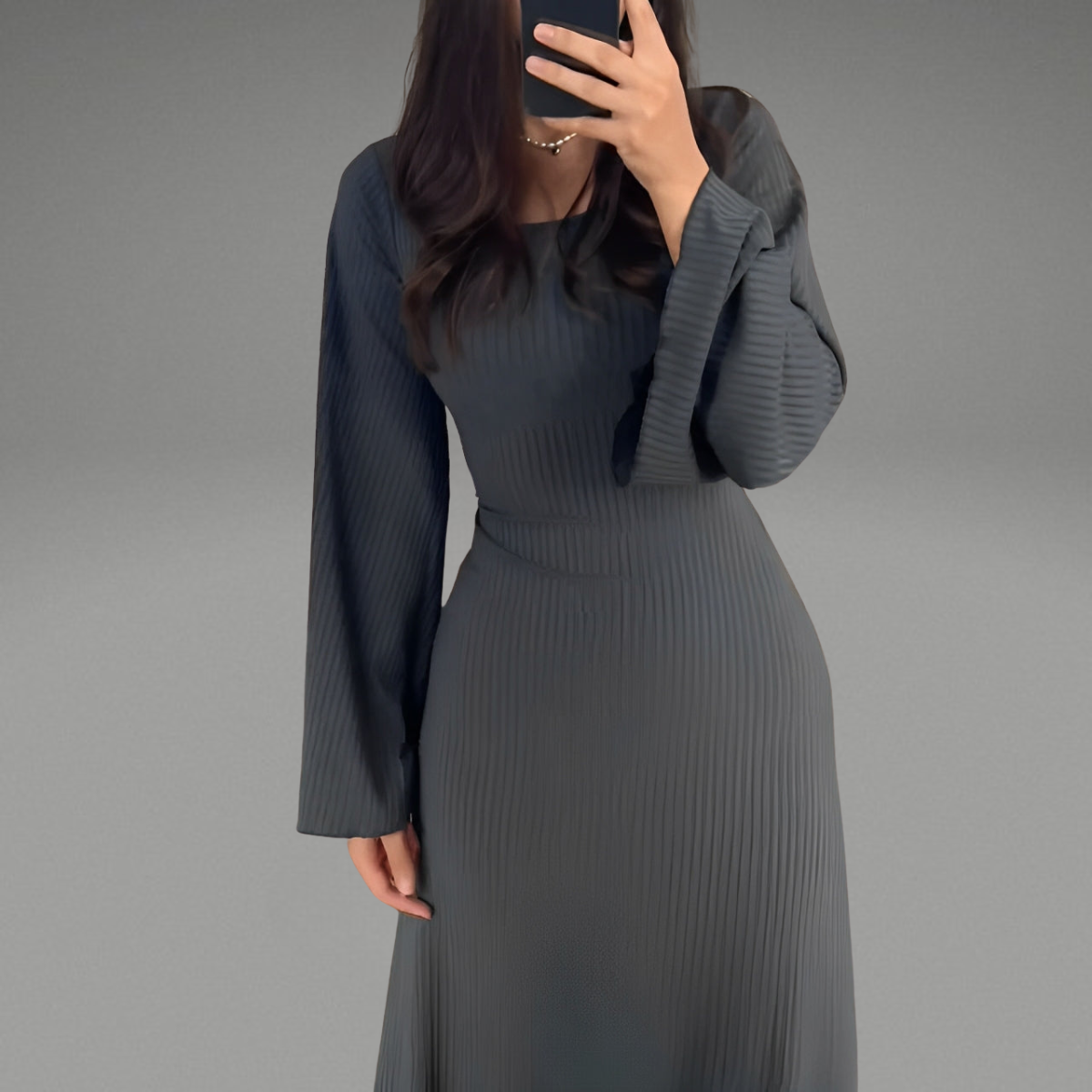 Beatrice™ | Maxijurk van jersey