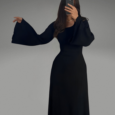 Beatrice™ | Maxijurk van jersey