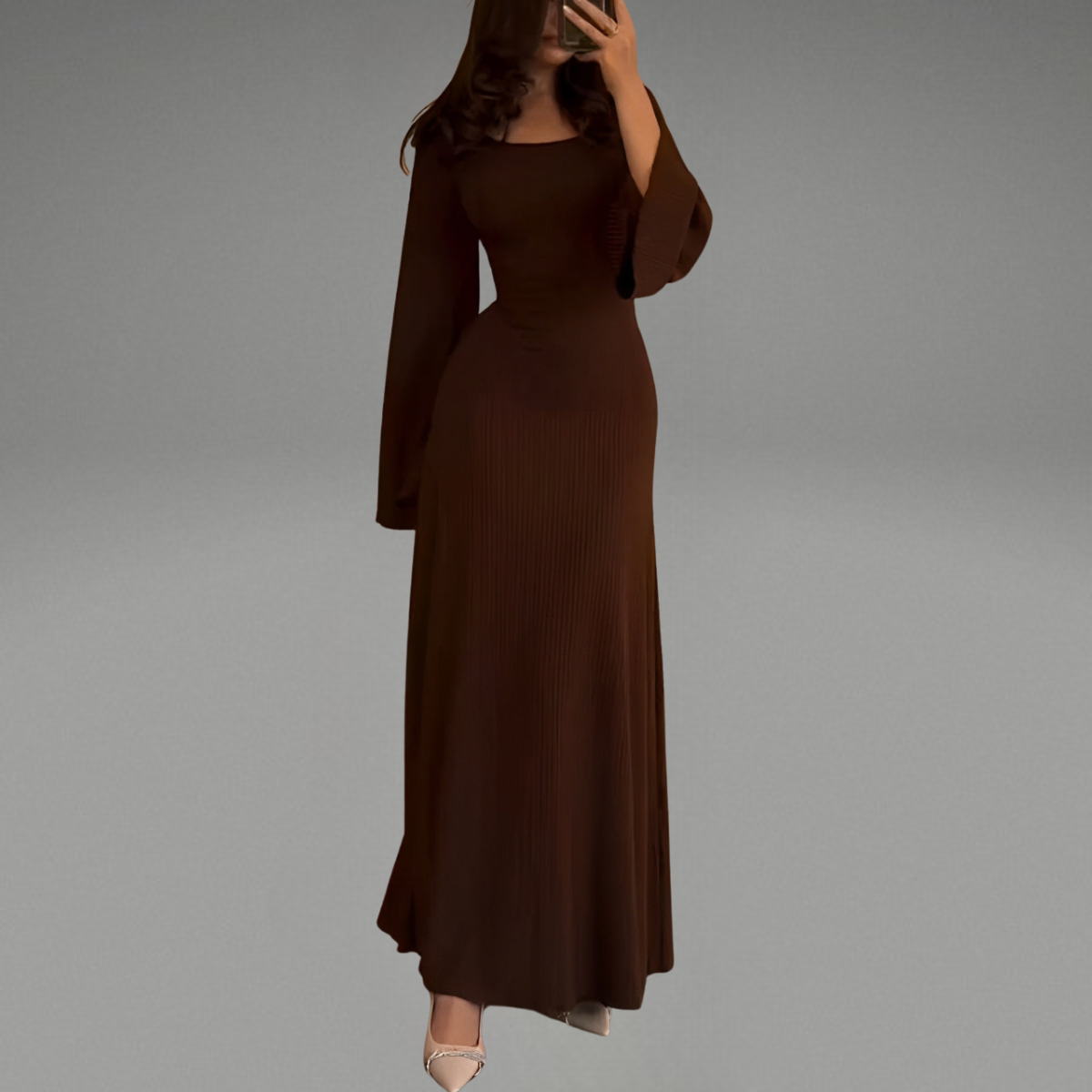 Beatrice™ | Maxijurk van jersey