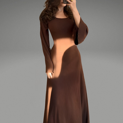 Beatrice™ | Maxijurk van jersey