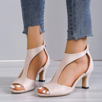 Amerra - Stiletto Sandalen met Rits