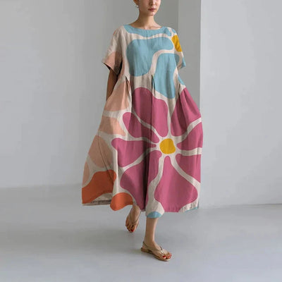 Calliope - Elegante jurk met bloemenpatroon