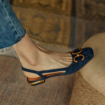 Thirese - Orthopedische sandalen met vierkante hak