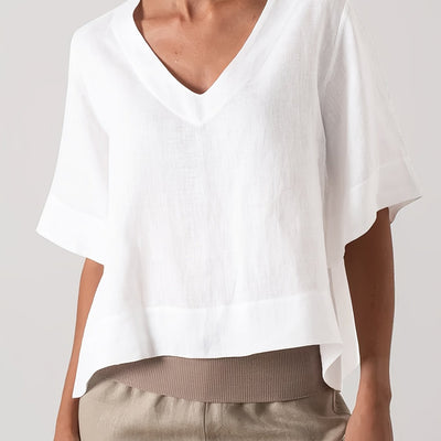 YARA | COMFORTABELE LOSSE BLOUSE MET BUIKBEDDEKKING