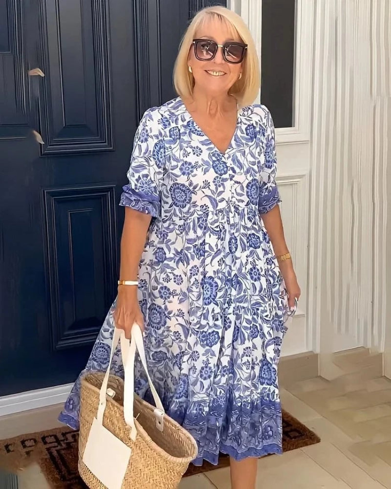 Guusje™ | Elegante en Luchtige Bloemenjurk