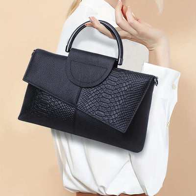 Celeste | Luxe Handtas met Krokodilpatroon
