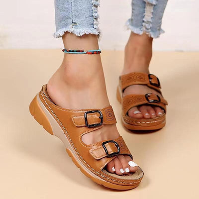 Silly - Orthopedische wedge sandalen