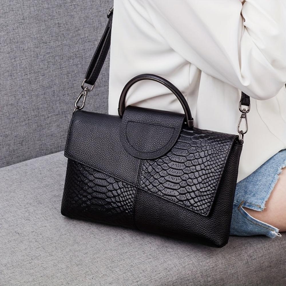 Celeste | Luxe Handtas met Krokodilpatroon