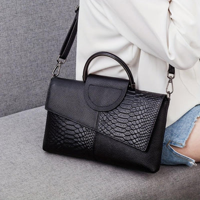 Celeste | Luxe Handtas met Krokodilpatroon