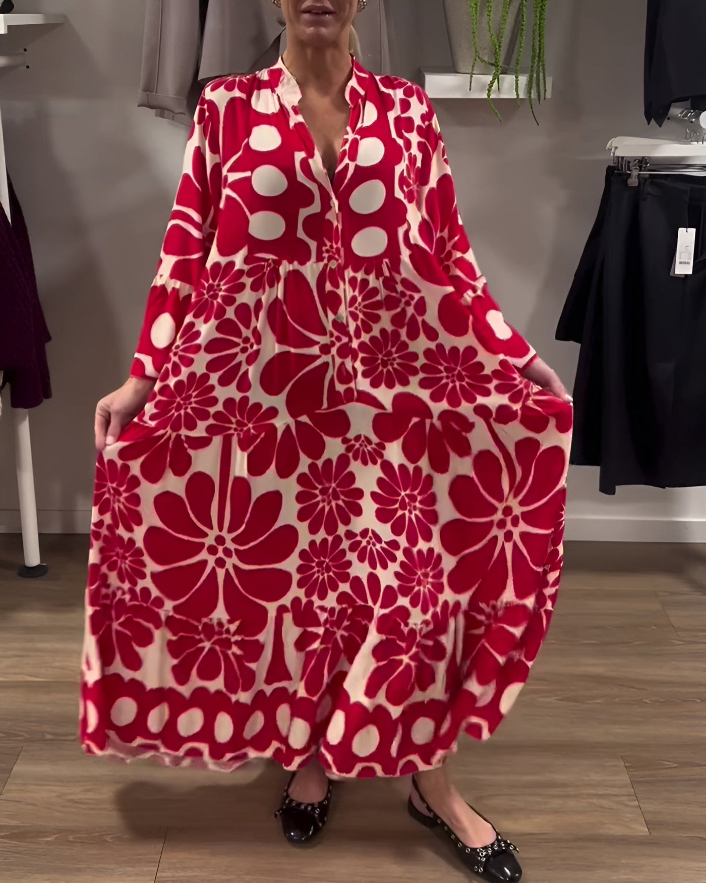 Marielle | Elegante Maxi Jurk met Print