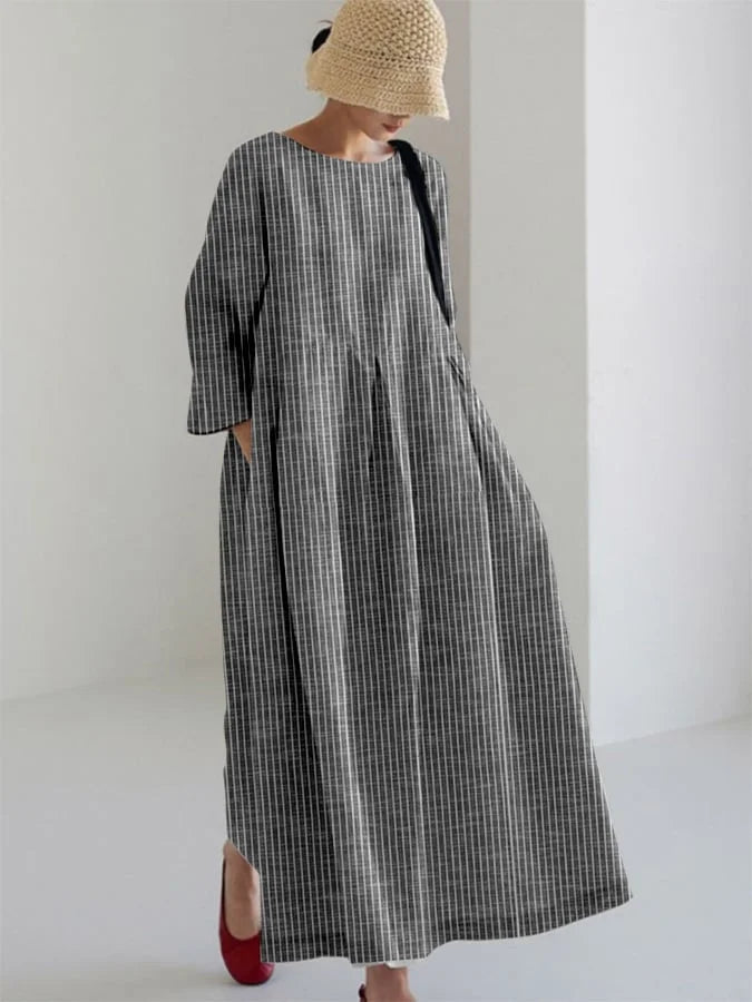 OLIVIA - RETRO STREPEN LOS KLEID