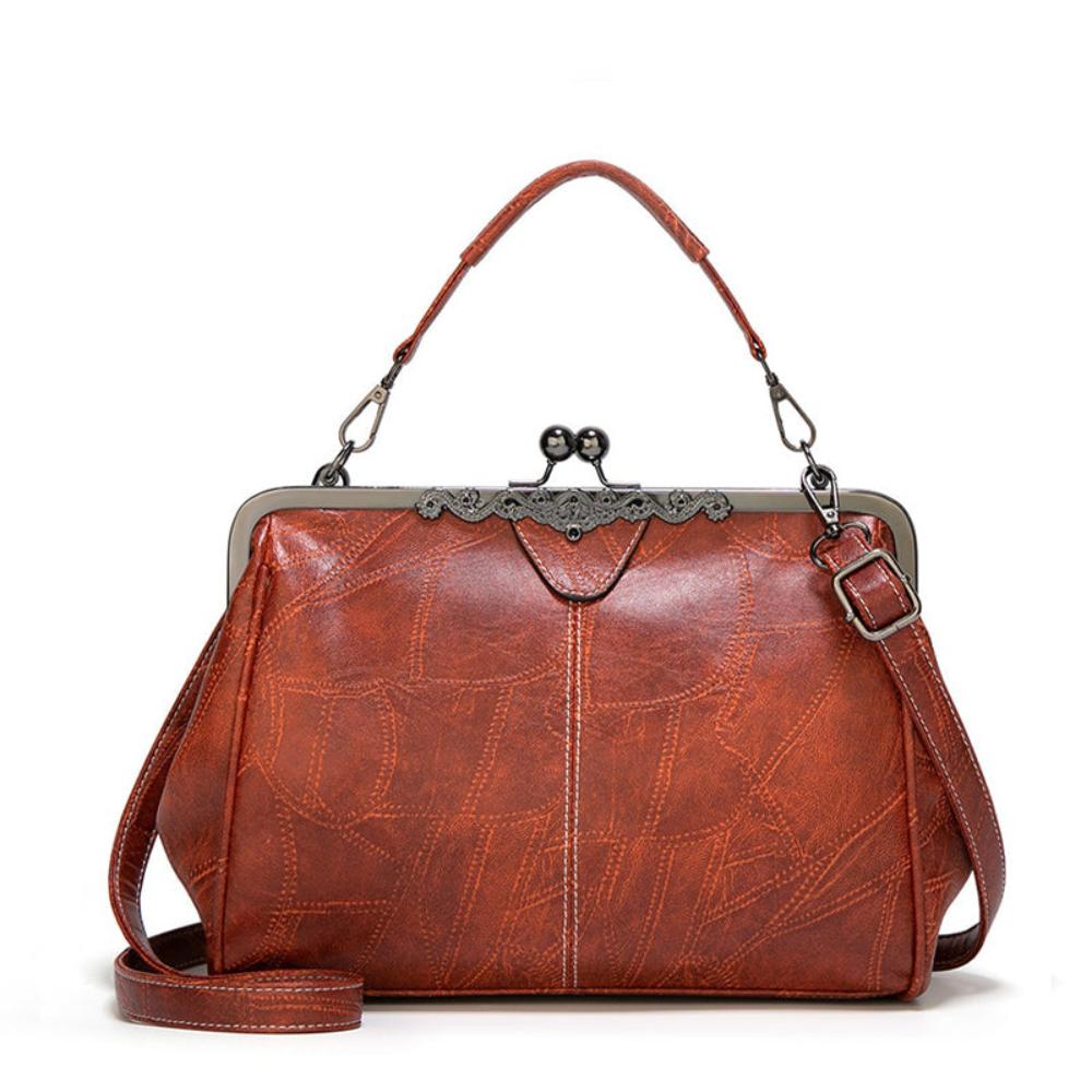 Mila | Vintage-Handtas met Klepsluiting