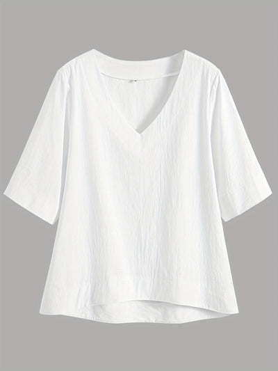 YARA | COMFORTABELE LOSSE BLOUSE MET BUIKBEDDEKKING
