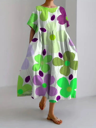FLORENCE - BOTANISCH BLOEMENDRUCKKLEID