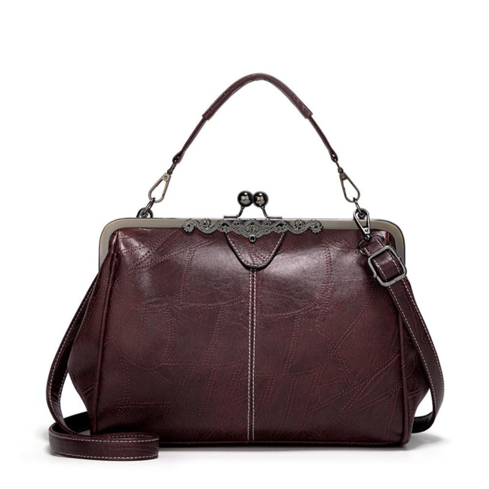 Mila | Vintage-Handtas met Klepsluiting