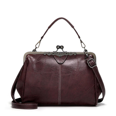 Mila | Vintage-Handtas met Klepsluiting