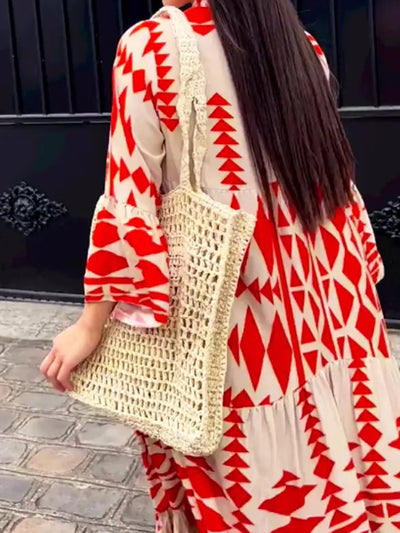 Sienna - Elegante casual overhemdjurk