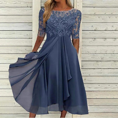 Leni™ | Elegante Chiffonjurk