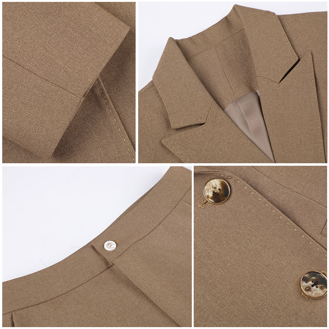 Vivienne - Gestructureerde Blazer Set