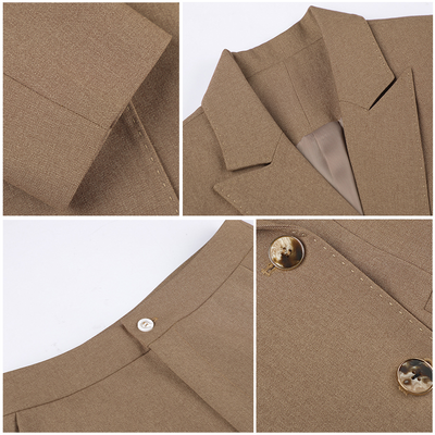 Vivienne - Gestructureerde Blazer Set