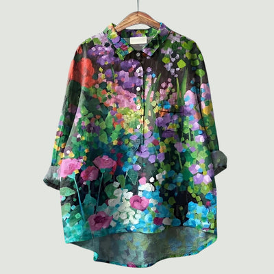 Bloemige Damesblouse | Vrolijk, Licht en Comfortabel
