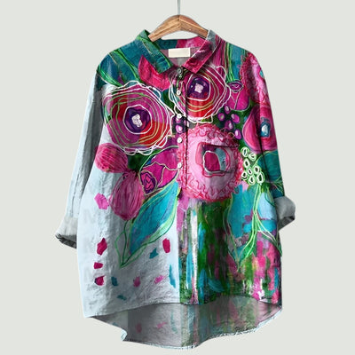 Bloemige Damesblouse | Vrolijk, Licht en Comfortabel