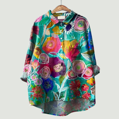 Bloemige Damesblouse | Vrolijk, Licht en Comfortabel
