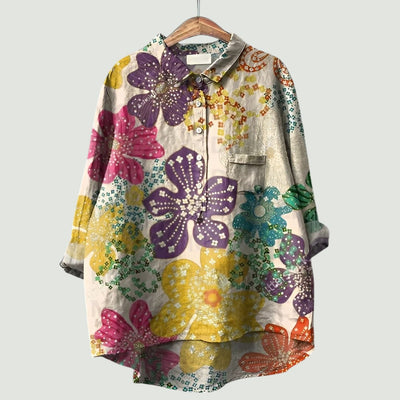 Bloemige Damesblouse | Vrolijk, Licht en Comfortabel