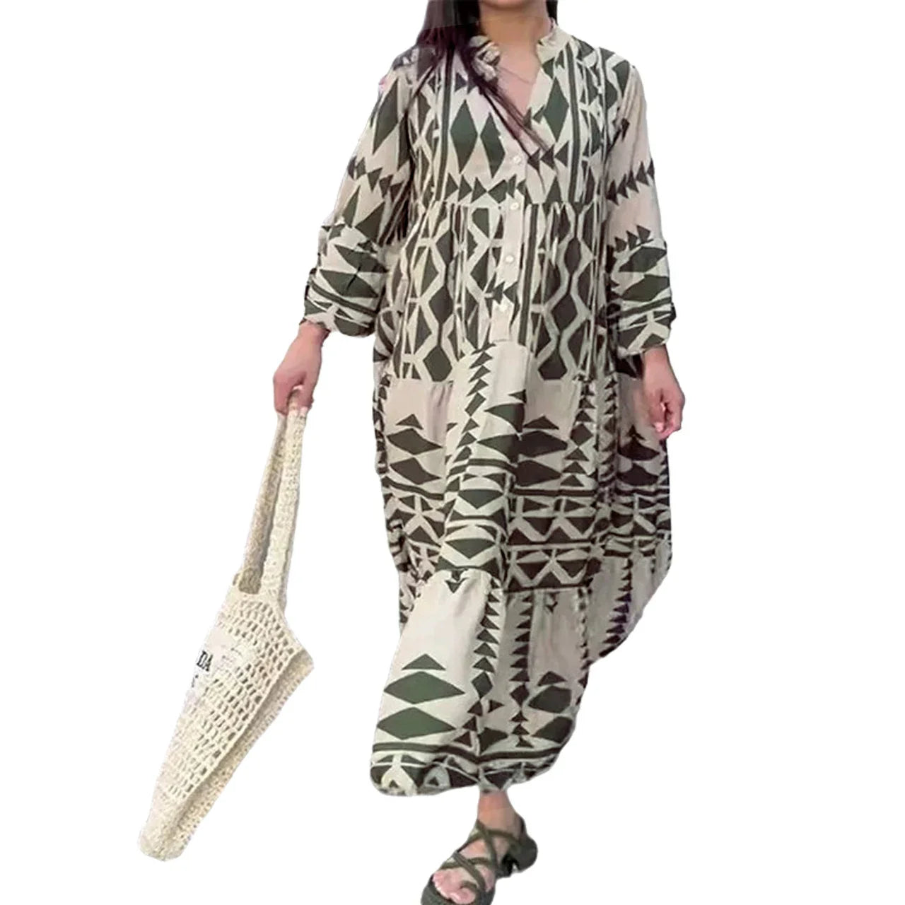 Sienna - Elegante casual overhemdjurk