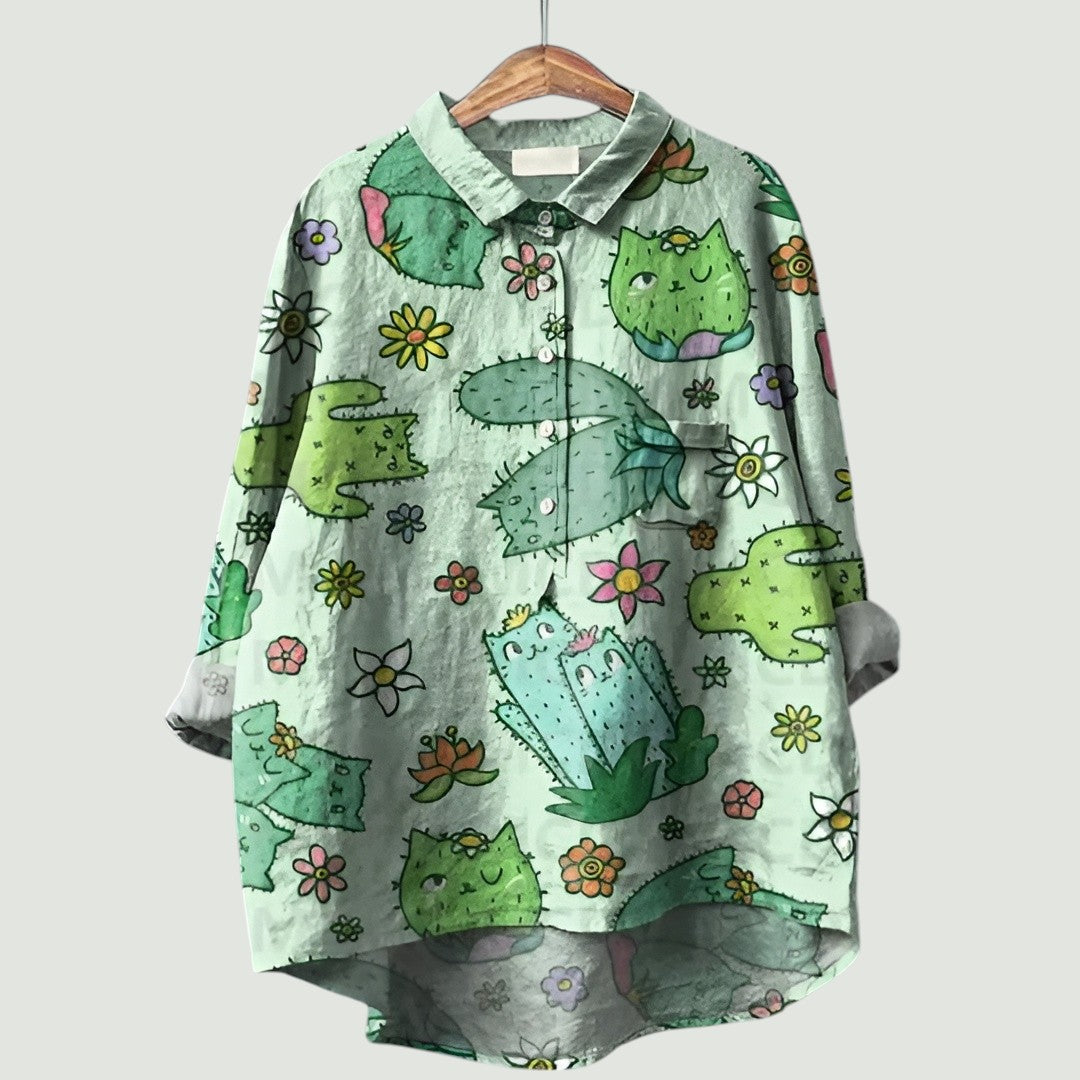 Bloemige Damesblouse | Vrolijk, Licht en Comfortabel