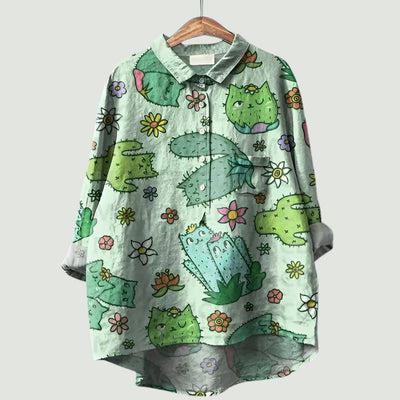 Bloemige Damesblouse | Vrolijk, Licht en Comfortabel