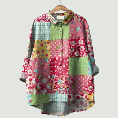 Bloemige Damesblouse | Vrolijk, Licht en Comfortabel