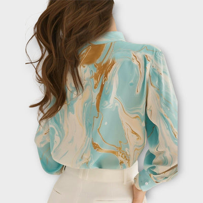 Celeste™ Marmerprint Blouse