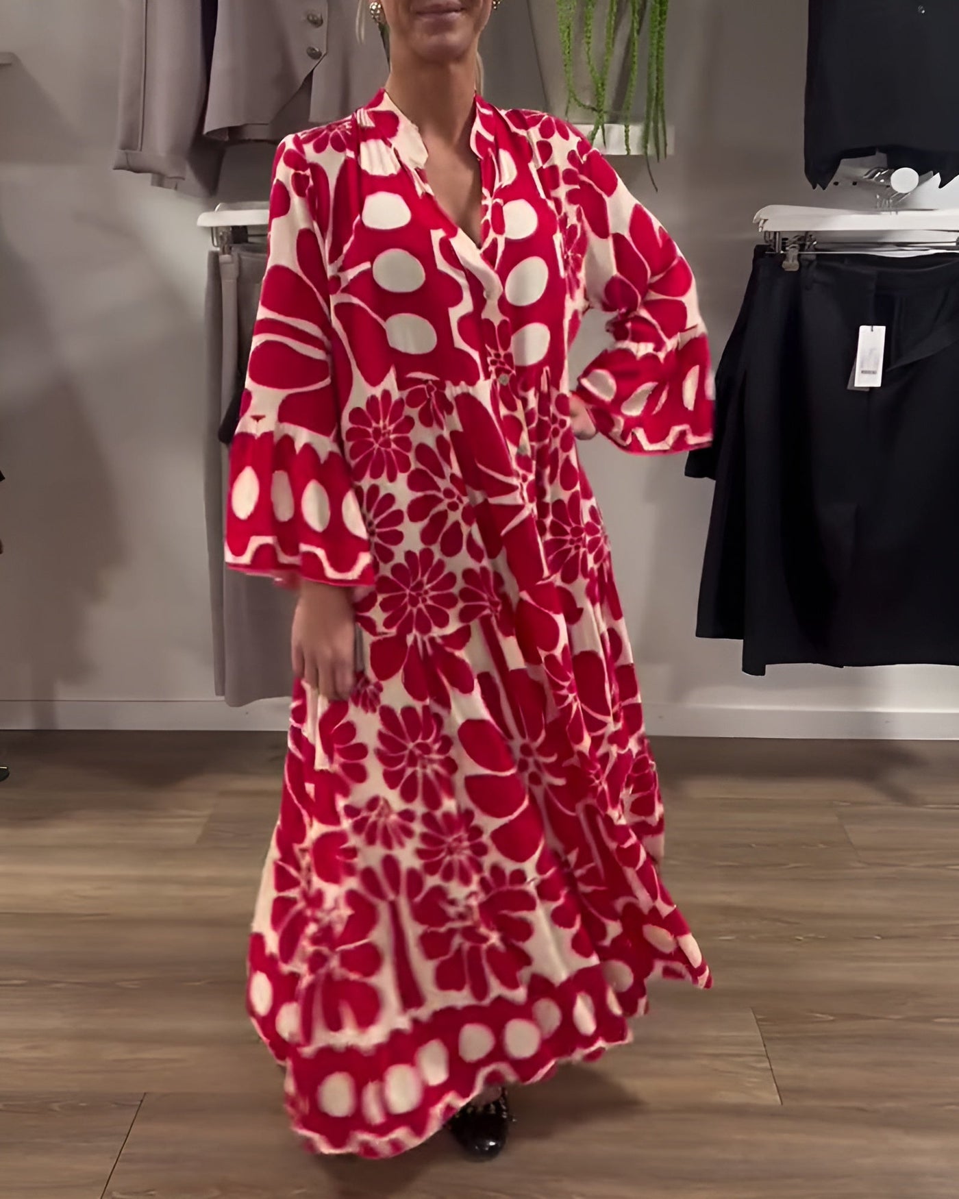Marielle | Elegante Maxi Jurk met Print