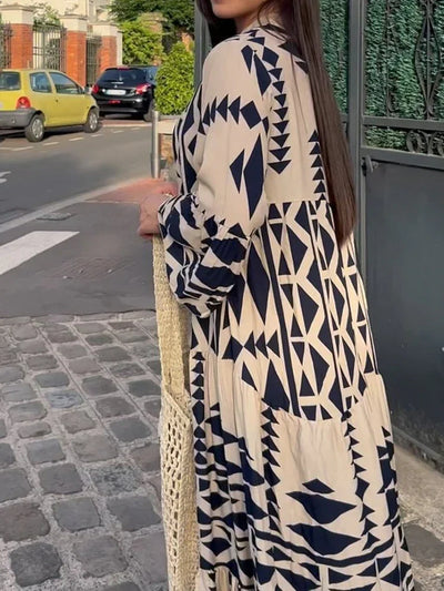 Sienna - Elegante casual overhemdjurk