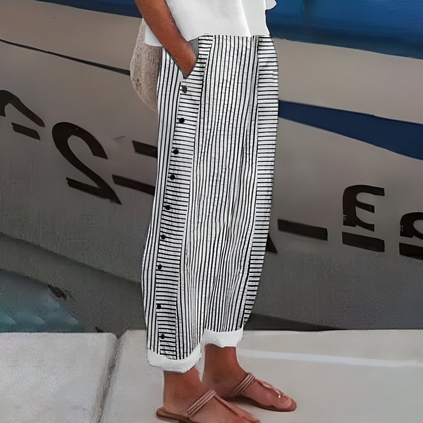 Sandrine™ | Lichte Flatterende Broek