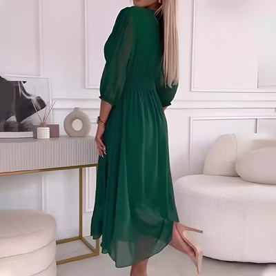 Mathilda™ | Licht, zijden chiffon jurk