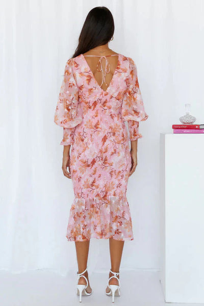 Miley - Jurk met Bloemenpatroon