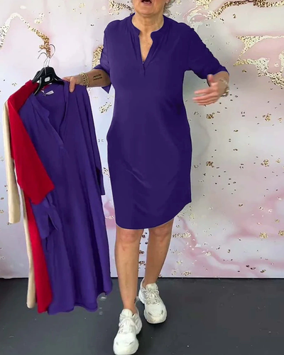 Lina™ | Comfortabele Polo-jurk voor elke dag
