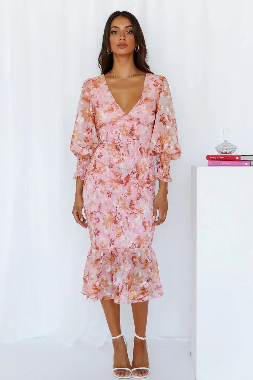 Miley - Jurk met Bloemenpatroon