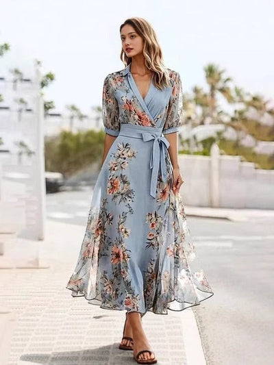 Victoria | Elegante V-hals Jurk